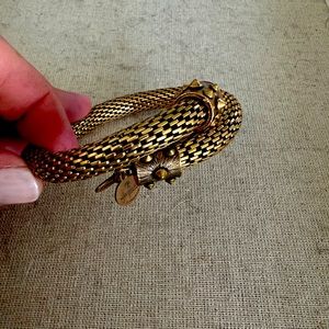 Alex and ani gold rope wrap bracelet